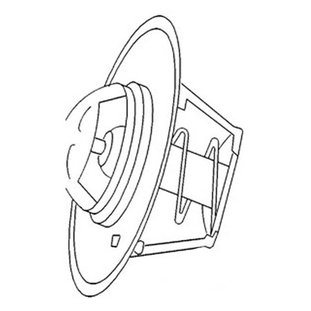 Aftermarket New Thermostat Fits Massey Ferguson Tractor Models 30 410 300 Plus 1446222M91